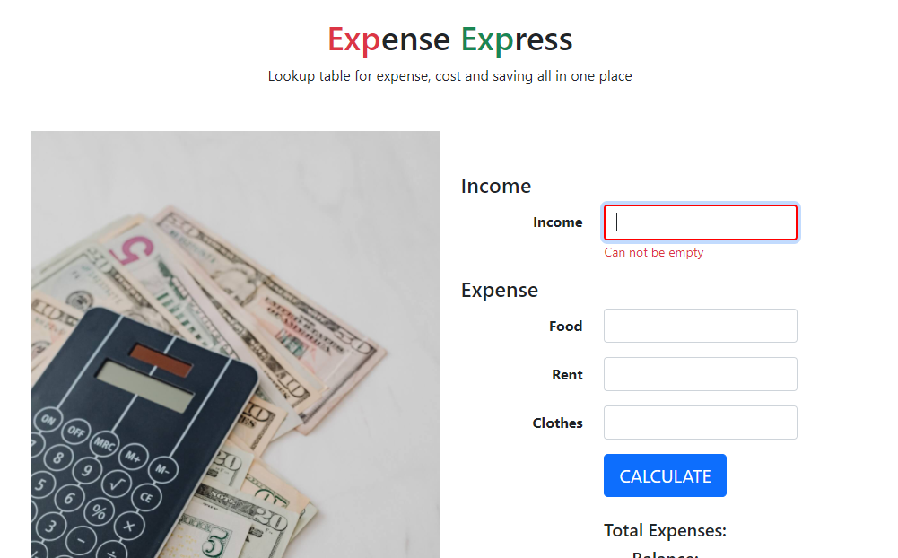 Expense tracker