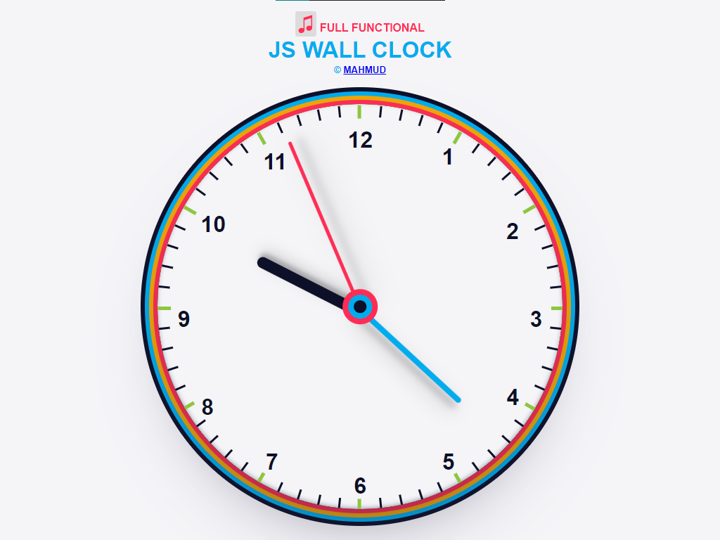 JS Wall Clock